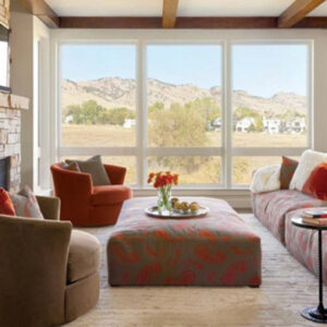 T66-75 with screen  Aluminium casement window
