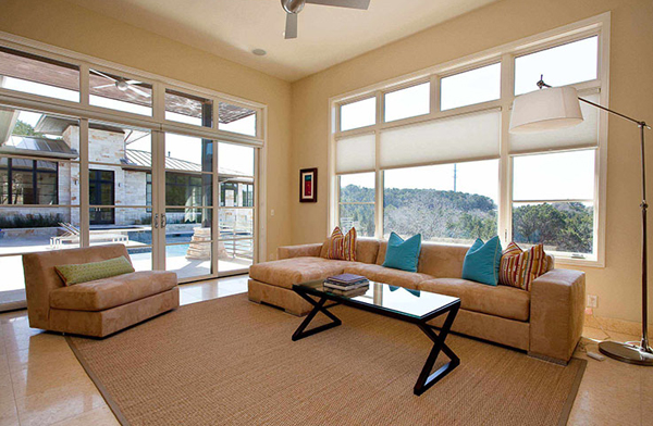 T66-85 - Aluminum frame sash flush window