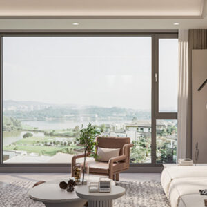 T66-110 - Tilt & Turn Thermal Break Aluminum Window With Mesh