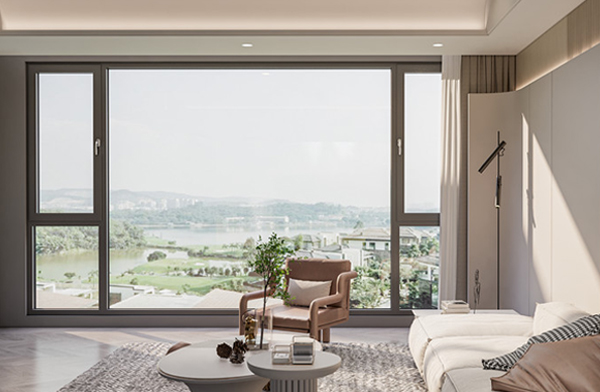 T66-110 - Tilt & Turn Thermal Break Aluminum Window With Mesh